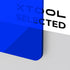 1/8" Blue Translucent Glossy Acrylic Sheet Plexiglass (3pcs)