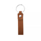 Brown Genuine Leather Slim Keychain (10pcs)