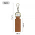 Brown Leather Keychain (5pcs)