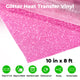 Hot Pink Glitter HTV Heat Transfer Vinyl Roll