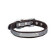 Dark Brown Reflective Dog Collar