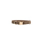 Brown Thick Plush Nylon Dog Collar