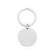 Stainless Steel Round Keychain (10pcs)