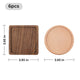 Wooden Coasters (6pcs)