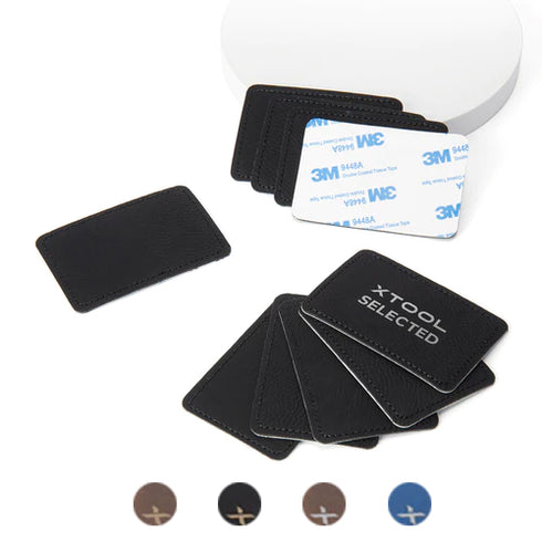 Laserable PU Rectangular Patch (10pcs)