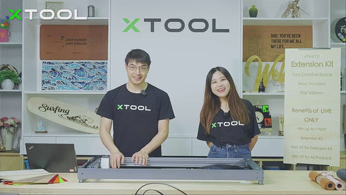 xTool D1 Pro 20W Laser Engraver + Extension Kit, with