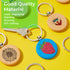 Round Wooden Keychain (10pcs)