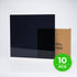 1/25" Black Opaque Glossy Acrylic Sheet Plexiglass for Diode Laser Cutting (10pcs)