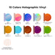 Holographic Self-adhesive Vinyl (20pcs)